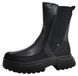 Rieker bottes hautes pour femmes fermeture éclair noir loisir