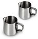 Inox Melkopschuimer Set van 2 met 150 ml Capaciteit