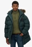 Superdry Everest Longline Gewatteerde Parka Heren Deep Forest Green XXL