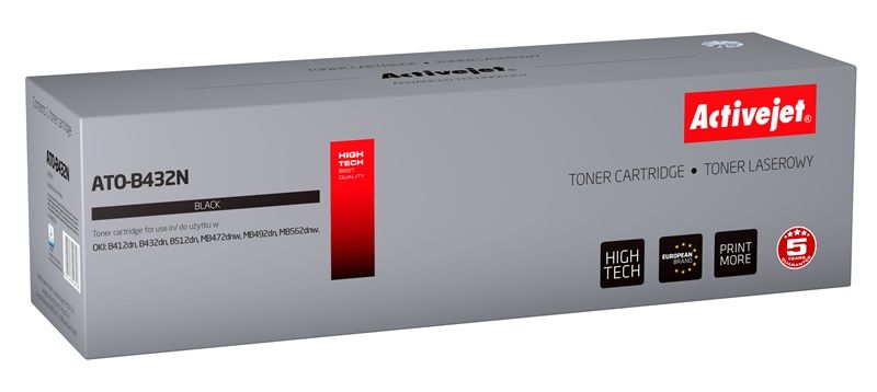 ActiveJet ATO-B432N (vervanging OKI 45807106; Supreme; 7000 pagina's; zwart)