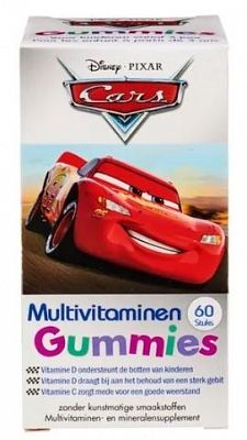 Disney Kinder Multivitaminen Cars - 8718503010588