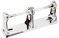 Winco TTH-2 Double Roll Toilet Tissue Dispenser, Staal