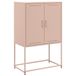 Meuble TV 100,5x39x60,5 cm acier blanc