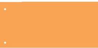 QBasic Scheidingsstrook 240x105mm 50vel Oranje | 24 stuks