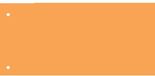 QBasic Scheidingsstrook 240x105mm 50vel Oranje | 24 stuks
