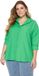 Trendyol Curve Trendyol Wit Losvallend Basic Katoenen Overhemd Met Lange Mouwen, Plus Size