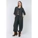 Lollys Laundry high waist ballon broek met wol - grijs