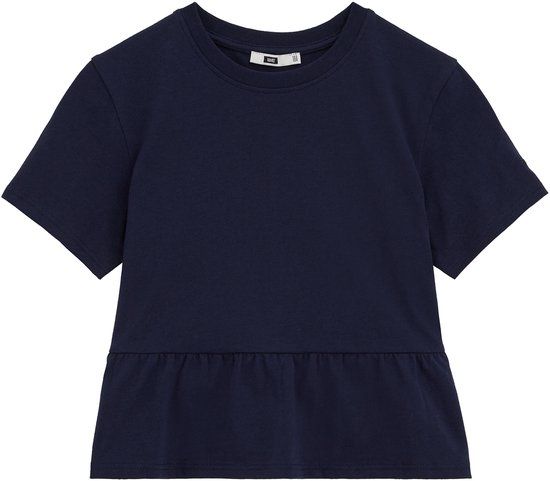 WE Fashion Meisjes T-shirt donkerblauw