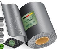 Kesser PVC jaloezieën strip privacy roll dubbele staafmatten omheining ondoorzichtig, 30 bevestigingsclips | weer- en windbescherming | hekfolie privacy tuin tuinhek, Antraciet 35 m