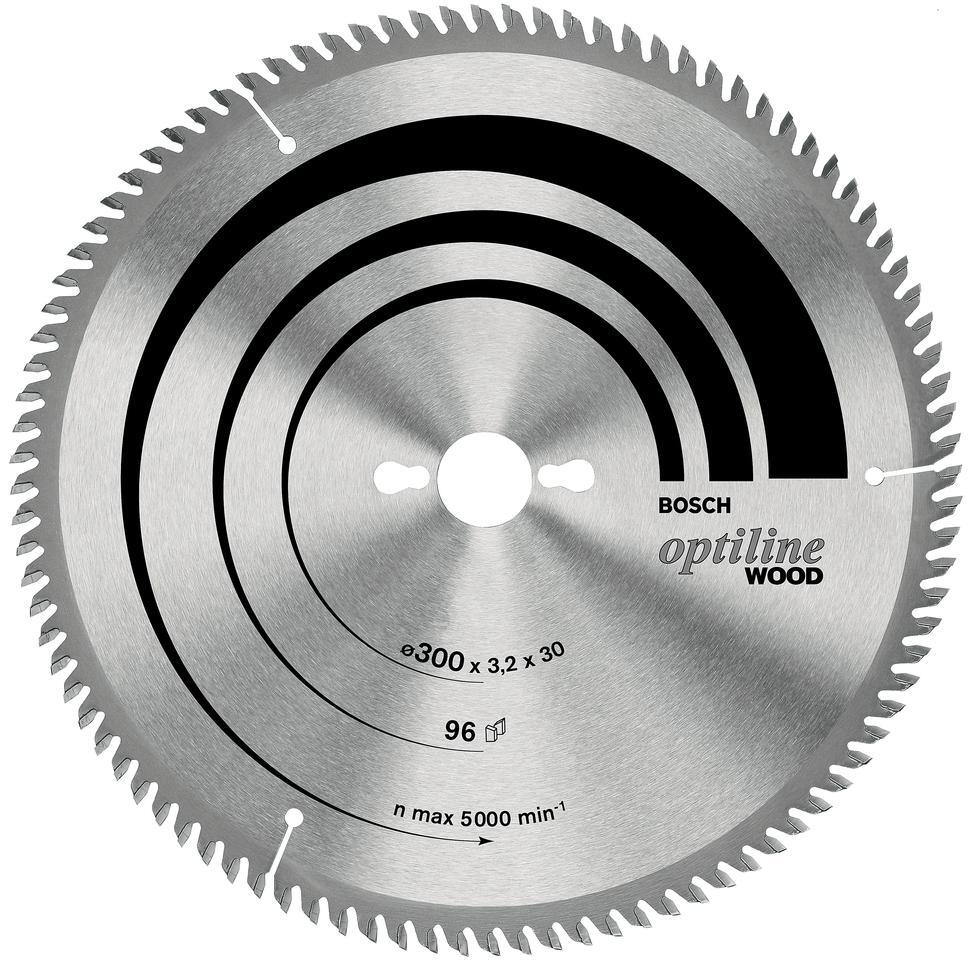 Bosch Professional Cirkelzaagblad voor Hout | Optiline | Ø 305mm Asgat 30mm 72T - 2608641771