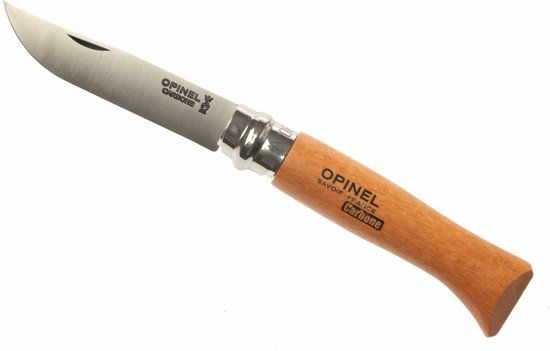 Opinel zakmes rvs / inox + hout no. 5