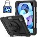 Selected by GSMpunt.nl Hoes voor Apple iPad Pro 11 - Inclusief Screenprotector, Handriem & Schouderriem - Zwart