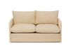 Canapé convertible 2,5 places en tissu beige