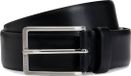 BOSS Leren Riem Erman-L Sz35 Leather Belt W85 Black Zwart