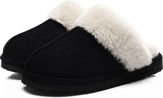 Dames sloffen - Maat 36/37 - Zwart - Anti-slip - Claudia