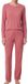 Ammann Dames pyjama Mix & Match lange mouw mauvewood effen 50% katoen 50% modal maat L