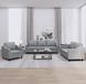 Maison Exclusive - Ensemble de canapés 3 pièces avec coussins, tissu gris clair