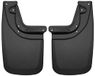 Husky Liners - Rear Mud Guards | 2005-2015 Toyota Tacoma w/OEM Fender Flares & Mud Guards, Rear Set - Black, 2 Pc. | 57931