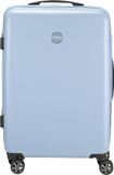 Princess Traveller PT01 Deluxe - Reiskoffer - 67cm - Poolhouse Blue - Hardcase - 8 Wielen - TSA Cijferslot