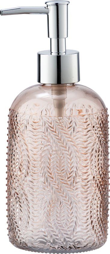 WENKO Zeepdispenser rose glas / zeep pmpje