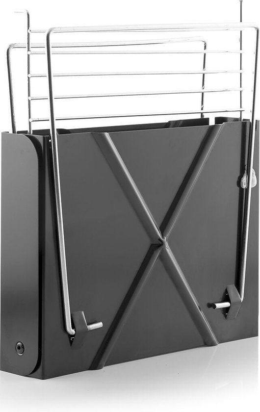 Mini Opvouwbare Houtskoolbarbecue - Draagbaar - Zwart - 30cm