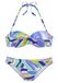 s.Oliver Banddeau-bikini-set met blauw-groen patroon, Blauw-groen patroon, 36 / C