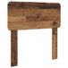 vidaXL - Hoofdbord - Oud Hout - 90x93x3 cm