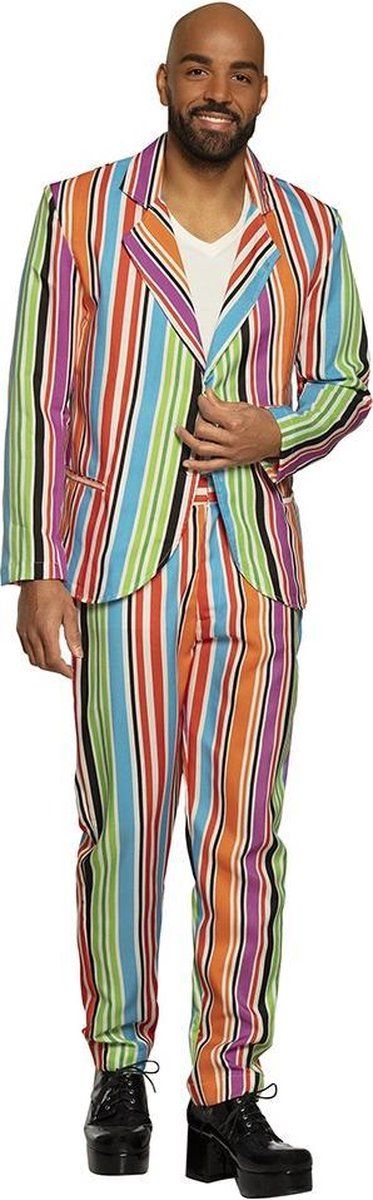 Boland Mr. Groovy Kostuum Heren Maat 50/52 - Polyester - Multi