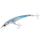 Yo-Zuri Crystal 3D Minnow zinkend kunstaas, zilver zwart, 4-3/8-inch