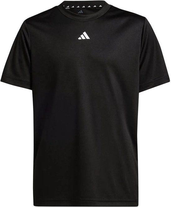 Adidas Train Essentials Logo Regular Fit T-shirt Zwart 9-10 Jaar Kinderen