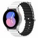 By Qubix Qubix Ocean Style bandje - Wit / zwart - Geschikt voor Xiaomi Redmi Watch 5 Active / Redmi Watch 5 Lite
