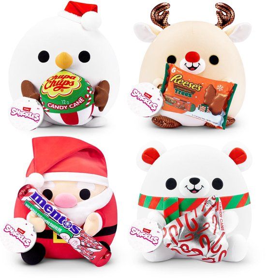 Snackles Zuru Pluche Kerstknuffel Snackles 36 cm