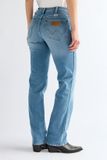 Wrangler STRAIGHT Dames Straight Fit Jeans Blauw - Maat W34 X L30