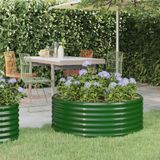 Lit de jardin surélevé en acier galvanisé avec revêtement en poudre
