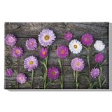 Homemania Wandfoto, bloemen, natuur, voor woonkamer, slaapkamer, meerkleurig, 45 x 3 x 70 cm, HM20KNV45 x 70 – 137, polyester, hout