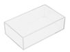 Compactor Crystal Box van polystyrol, medium, 16 x 9,5 x 5 cm, kunststof, transparant