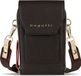 Bugatti Sac d'épaule Sac téléphone Ella Sac bandoulière Marron foncé