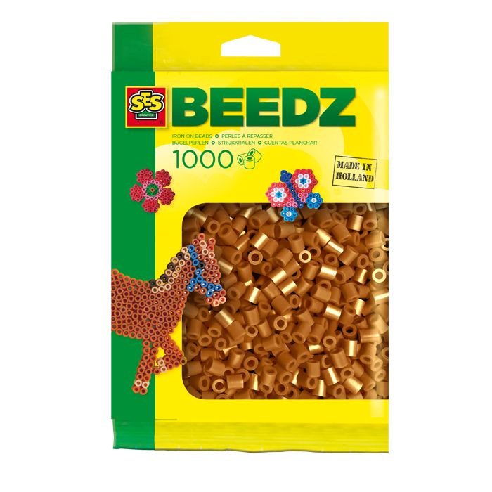 SES Creative Panda ses Beedz Strijkkralen 1000 bruin