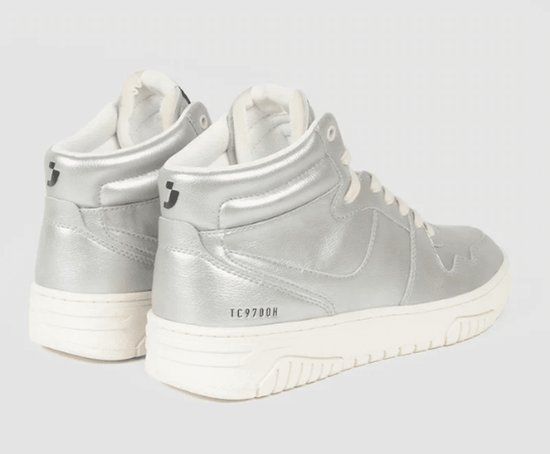 SJ LIFESTYLE Dames Sneaker Hoog TC9700 Zilver 36