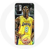 Maniacase Hoesje voor Xiaomi Poco M3 Pro Kobe Bryant Dunk lakers 8 NBA Black