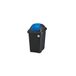 Stefanplast Basculina Multipat, polypropyleen, zwart/blauw, 30 liter