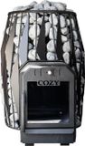 Cozy Poêle de sauna à bois Cozy 18 OG-TW avec 2ème circuit de chauffage pour cabines de sauna de 9 m³ à 18 m³