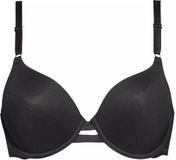 Calvin Klein Soutien-gorge invisible à armatures pour femme Noir 80DD