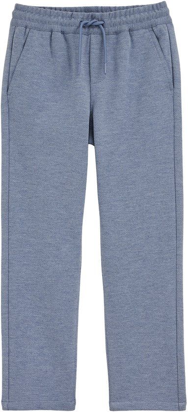 WE Fashion Jongens regular fit broek met stretch - Regular fit - Blauw - Maat: 170