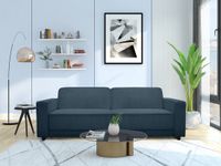 Notio Living Allie-Slaapbank - 3-zits - Blauw Stof