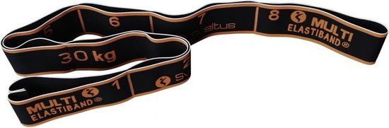 SVELTUS - Multi Elastiband 30 Kg 110 Cm Zwart