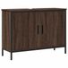 vidaXL Wasbakmeubel - 80x30x60 cm - Bewerkt Hout - Eikenhoutkleurig