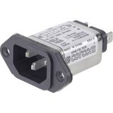 TE Connectivity 6609006-5 Filtre secteur avec connecteur IEC 250 V/AC 3 A 1.5 mH 1 pièce