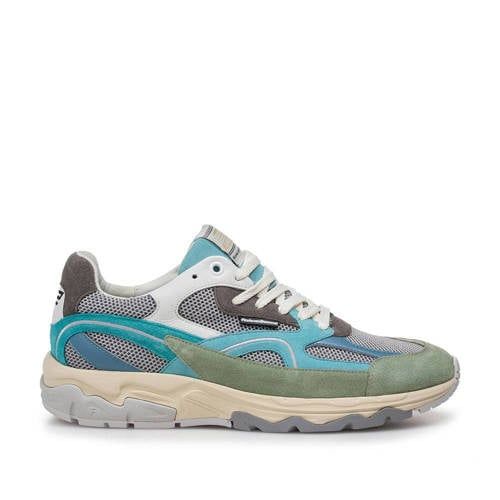 Floris van Bommel De Rezer 01.06 suède sneakers lichtblauw