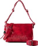 Desigual Half Logo Venecia 4.0 Crossbody Tas Carmine Rood